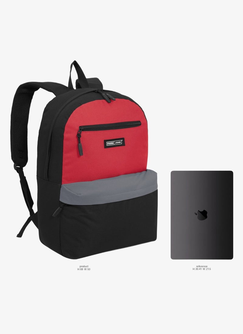 Parajohn Roamer 17 Inch Polyester Backpack Bag With Front Pocket, 44x31x12 cm - Image 2