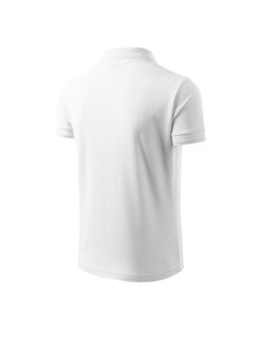 برينت شوب فور مي تيشيرت بولو أساسي للكبار من الجنسين بأكمام قصيرة 220 GSM أبيض  - Image 4