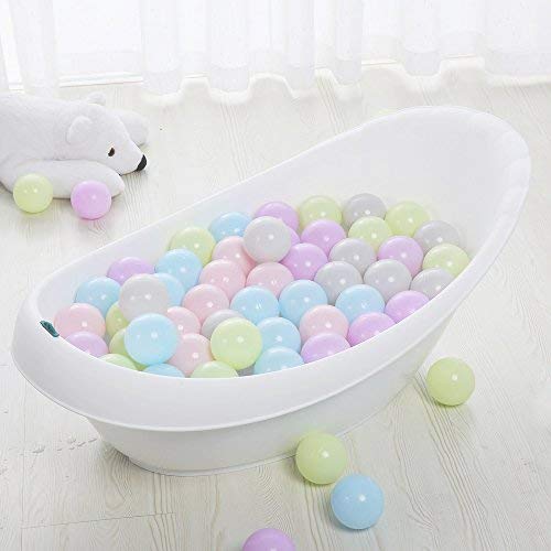 PlayMaty 275in Plastic Phthalate BPA Free Pit Balls Pack of 50 with Storage Bag for Baby Playhouse Birthday Party Decoration - Image 5