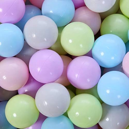 PlayMaty 275in Plastic Phthalate BPA Free Pit Balls Pack of 50 with Storage Bag for Baby Playhouse Birthday Party Decoration - Image 1
