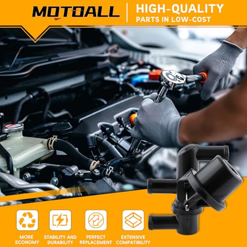 MOTOALL Front HAVC Heater Control Valve Solenoid Replaces F87H18495AA Fit for Ford Aerostar Explorer Ranger for Lincoln Aviator for Mazda B2300 B2500 for Mercury Mountaineer Black - Image 3
