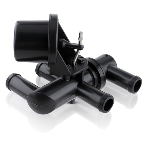 MOTOALL Front HAVC Heater Control Valve Solenoid Replaces F87H18495AA Fit for Ford Aerostar Explorer Ranger for Lincoln Aviator for Mazda B2300 B2500 for Mercury Mountaineer Black - Image 1