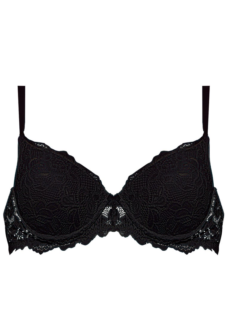 Dadoush - Women's push-up bra lined with soft lace embroidery for more support and stability for a distinctive look - Image 1