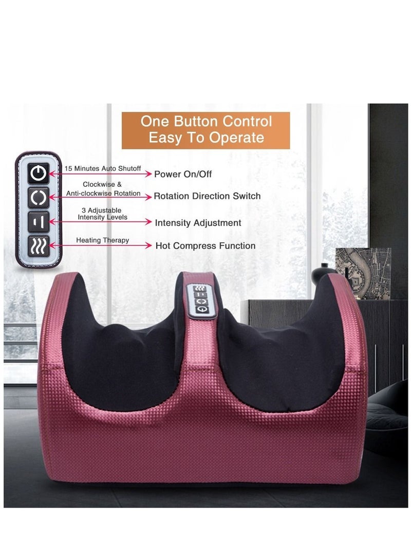 Generic Electric Foot Massager Heating  Kneading Roller Muscle Vibrator Pain Relief Relaxation Hot Compression Foot Spa  - Image 3