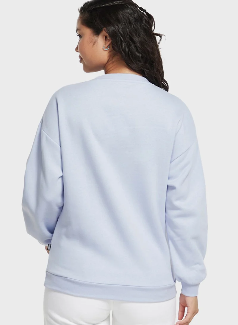 SP Characters Fruits Basket Print Sweatshirt