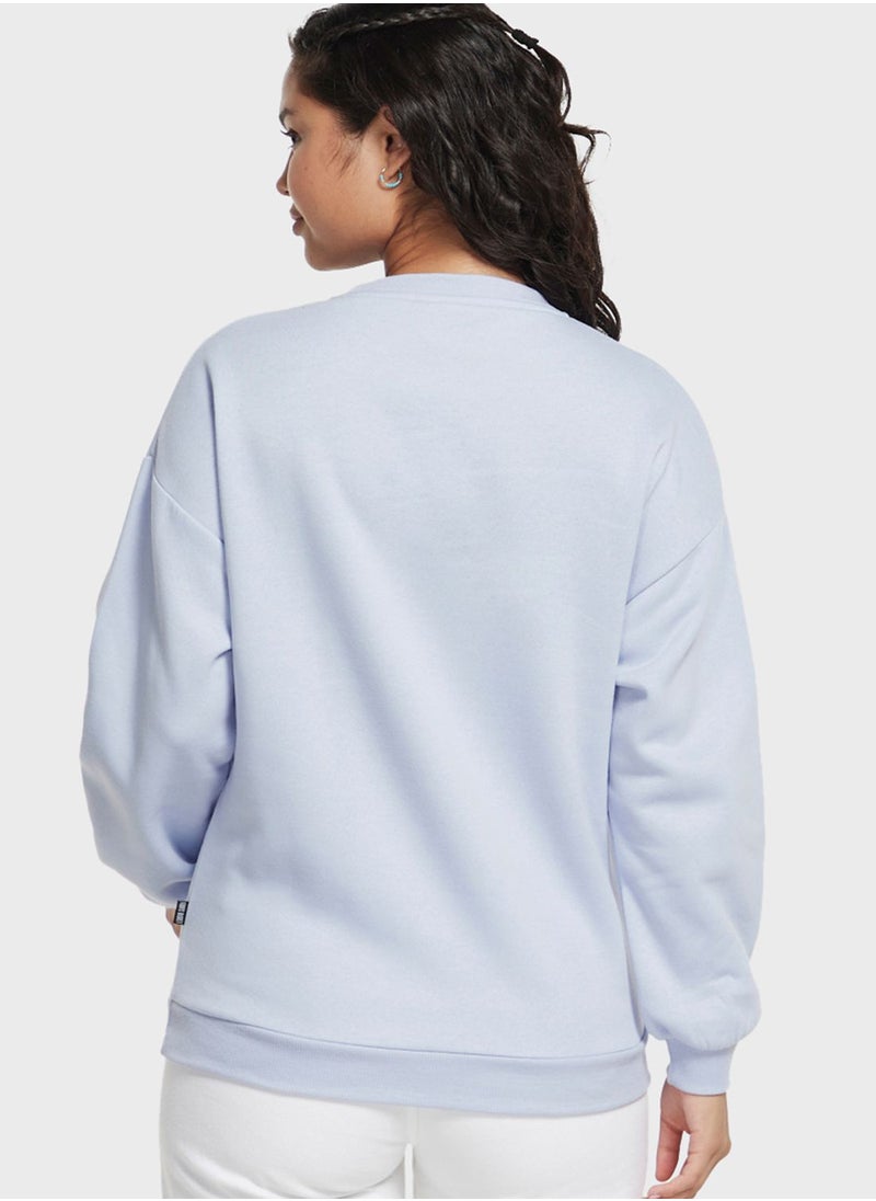 SP Characters - Fruits Basket Print Sweatshirt - Image 1