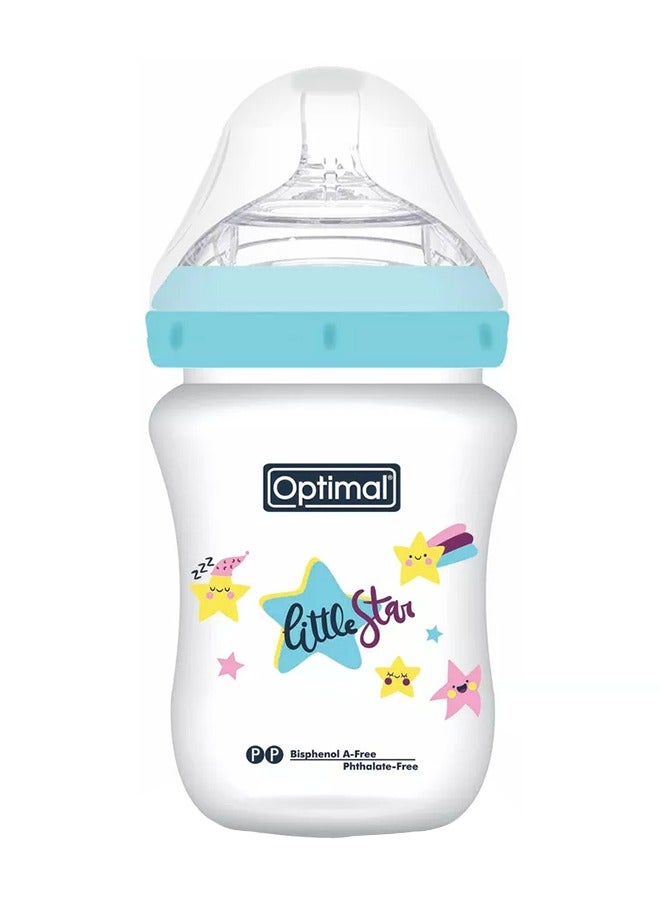 Optimal Mamilla Feeding Bottle Double Anti - Colic System, 300 ML, 0M+, Blue