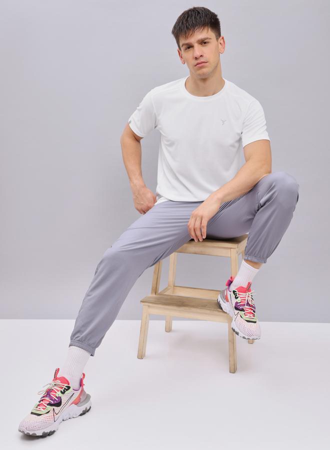 Technosport Men Solid Slim Fit Crew Neck T-Shirt - Image 5