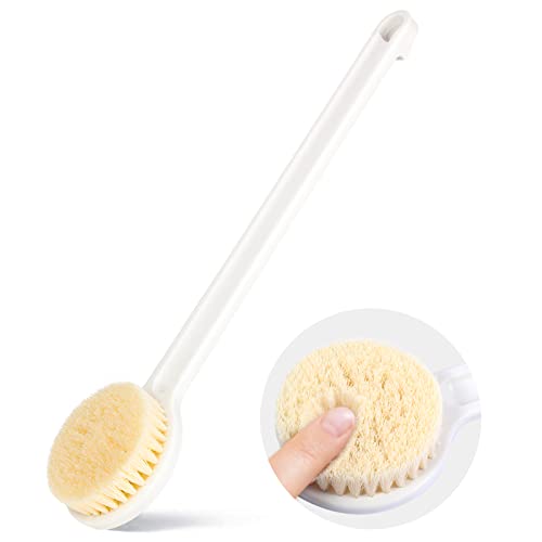 toolov Shower Brush with Soft Bristles, Long Handled Back Bcrubber for Shower,Body Exfoliator for Bath or Dry Brushing, for Men Women Elderly - Image 1