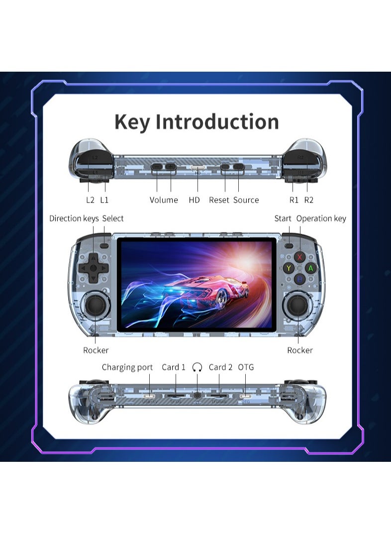 POWKIDDY RGB10 MAX3 Handheld Game Console, 5 Inch IPS Screen Retro Video Game Console Open Source Linux Game Player, Support WiFi & Bluetooth,10000+ Games Portable PSP (Black, 64G) - pzsku/ZF4FCA1208BB2C1580435Z/45/_/1713335188/e94fb511-f64a-40d8-8b98-56669e583737