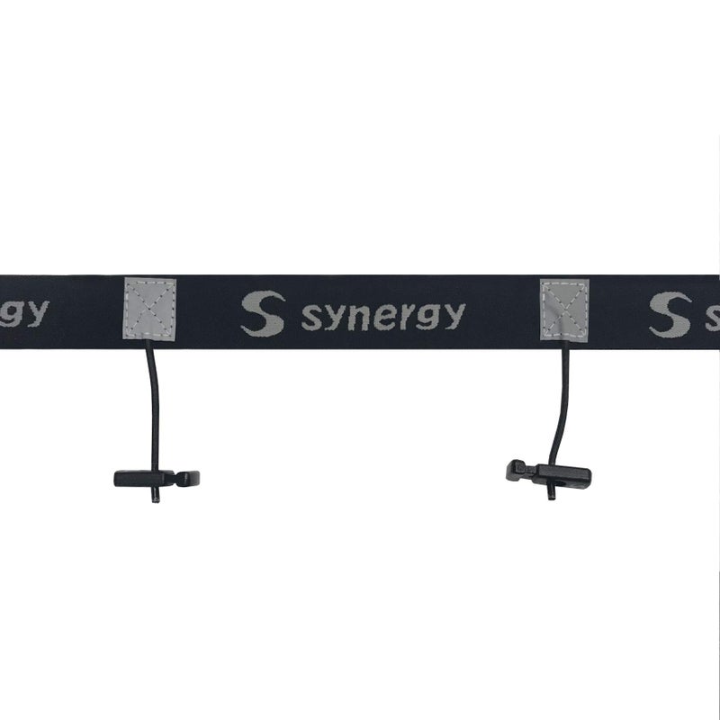 Synergy Running/Triathlon Race Day Number Belt (Black 1-Pack) - Image 2