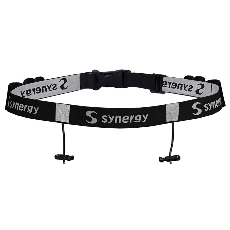 Synergy Running/Triathlon Race Day Number Belt (Black 1-Pack) - Image 1