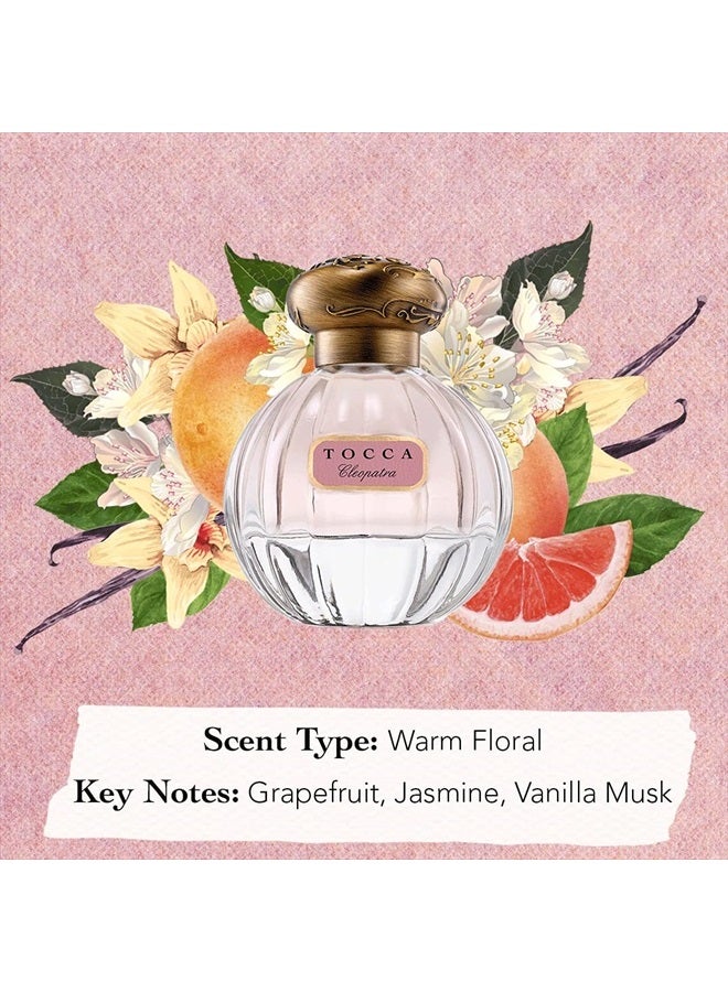 Tocca Women's Perfume, Cleopatra Fragrance - Warm Floral, Grapefruit, Jasmine, Vanilla Musk - Hand-Finished Bottle 1.7oz (50 ml) - Image 5