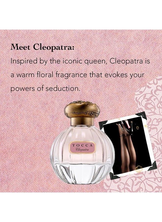 Tocca Women's Perfume, Cleopatra Fragrance - Warm Floral, Grapefruit, Jasmine, Vanilla Musk - Hand-Finished Bottle 1.7oz (50 ml) - Image 3