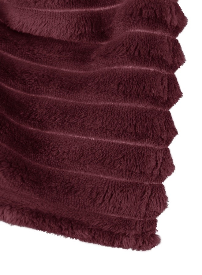 ايست من نون بطانية جاكار مضلعة ثلاثية الأبعاد ناعمة ودافئة مريح، رقيق - Image 2