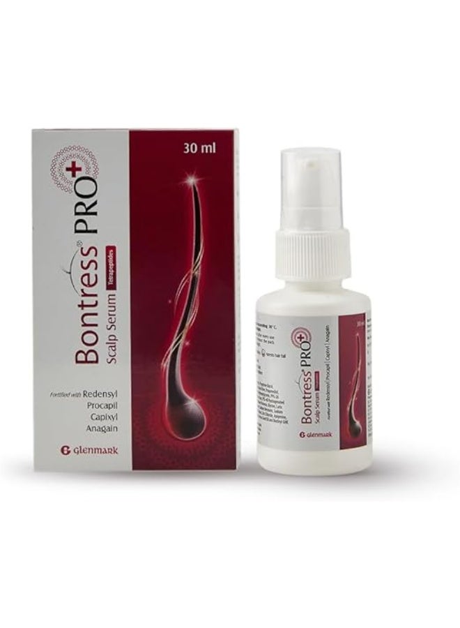 Bontress PRO+ Scalp Serum Fortified with Redensyl, Anagain, Capixyl,Procapil | Hair Serum for Hair Growth & Hair Fall 30ml