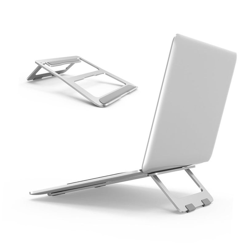 Aluminum Laptop Stand Foldable Portable Riser for Desk Ventilated Cooling Bracket - Image 2
