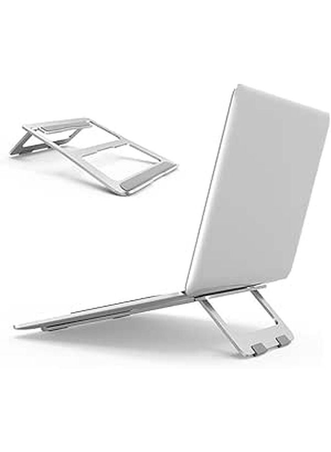 Aluminum Laptop Stand Foldable Portable Riser for Desk Ventilated Cooling Bracket - Image 1