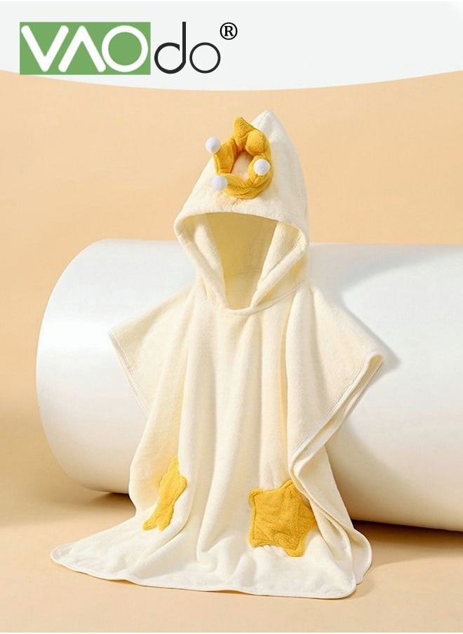 VAOdo Baby Kids Hooded Bath Towel Fast Water Absorption Soft And Skin-friendly Baby Quilt 70*140cm±2cm  - Image 1