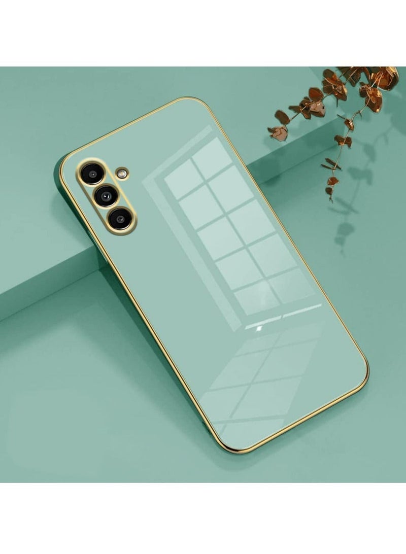 Samsung Galaxy A14 5G Green Mobile Phone Case Cover, Luxury Plating Soft Back Cover, Raised Full Camera Protection - Image 3