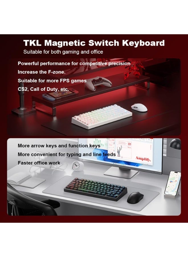 MCHOSE Jet 75 Wired Magnetic Switch E-sports Customized   Mechanical Gaming Keyboard,Starburst Switch 75% Rapid Trigger Hall Effect, Adjustable Actuation,RGB HotSwap,Pc Gamer Accessories  - Image 4
