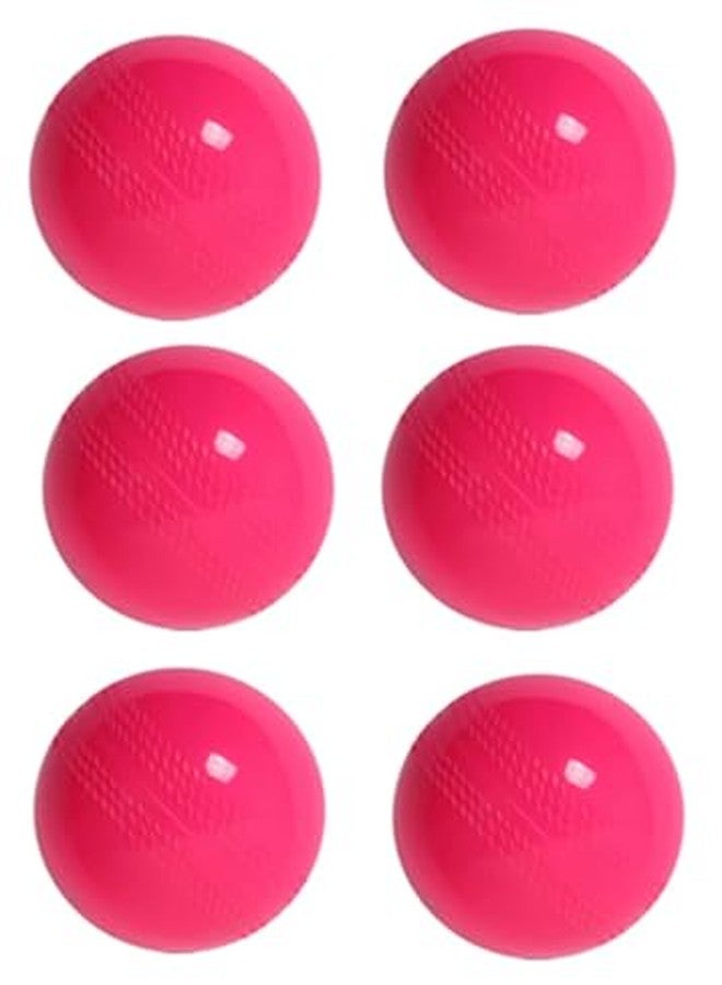 فينوم كرات الكريكيت الناعمة من فينوم للتدريب، مناسبة لجميع الفئات العمرية، موصى بها للعب الكريكيت في الأماكن المغلقة والمفتوحة وعلى الشواطئ (عبوة من 12 كرة) (وردي، قياسي، سيليكون، مطاط) - Image 5