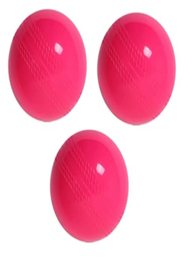 فينوم كرات الكريكيت الناعمة من فينوم للتدريب، مناسبة لجميع الفئات العمرية، موصى بها للعب الكريكيت في الأماكن المغلقة والمفتوحة وعلى الشواطئ (عبوة من 12 كرة) (وردي، قياسي، سيليكون، مطاط) - Image 4