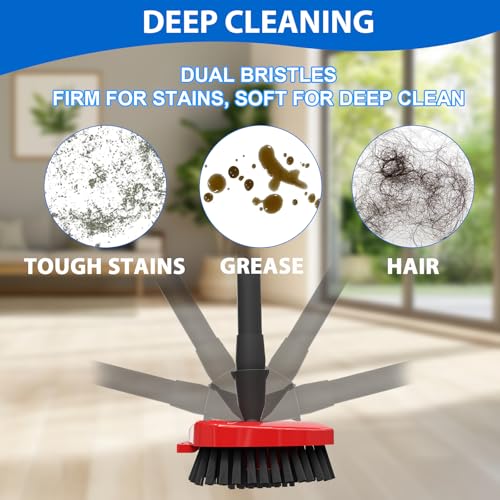 SuperAbound Small Full Bristle Scrub Brush ONLY for O-Cedar RinseClean 2-Tank System - Image 5
