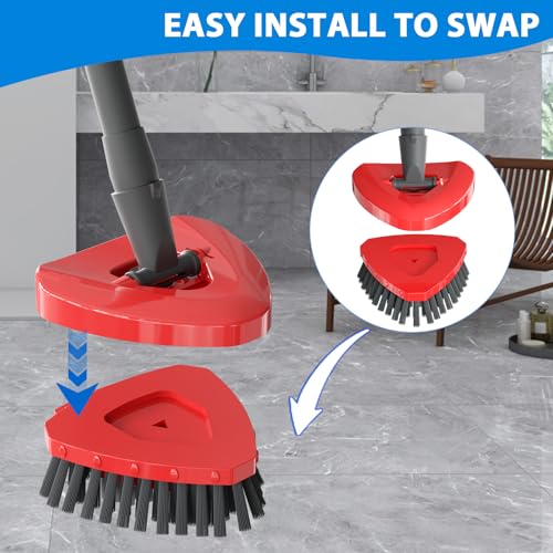 SuperAbound Small Full Bristle Scrub Brush ONLY for O-Cedar RinseClean 2-Tank System - Image 4