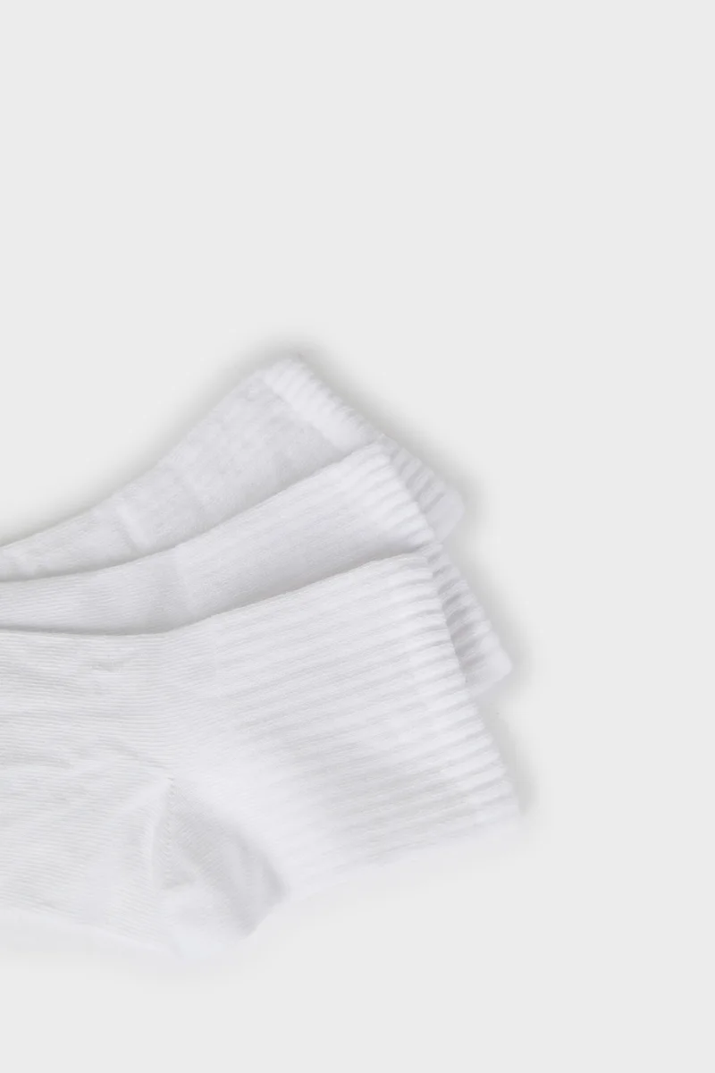 Defacto  Woman 3 piece Short Cotton Socks for Women | Best Price UAE