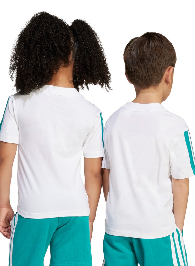 Adidas Kids 3 Stripe Essential T-Shirt  - Image 5