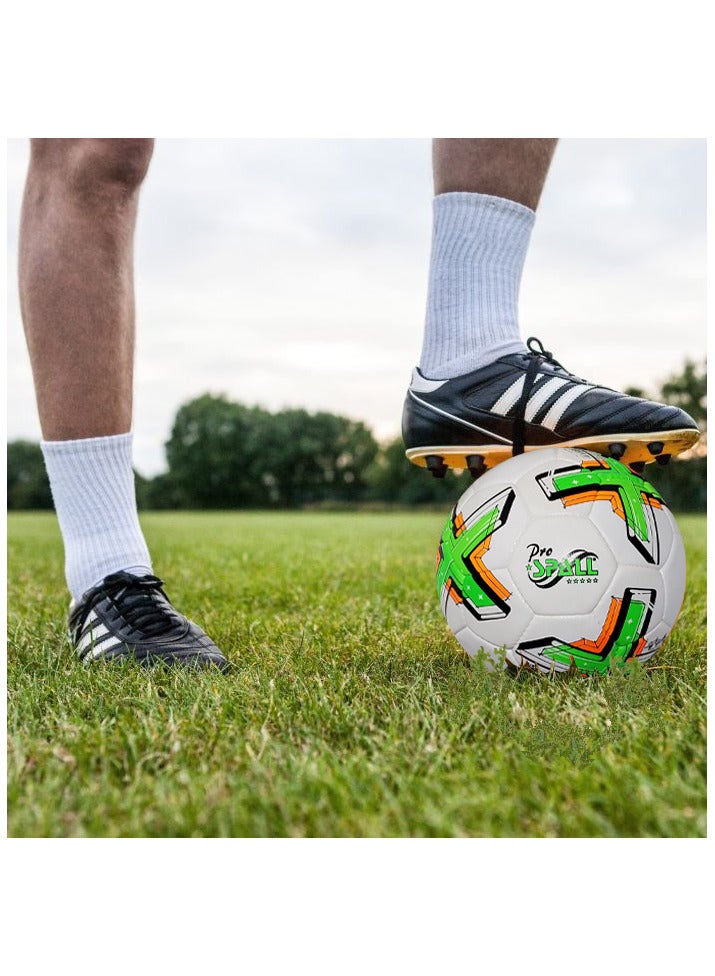 Spall Football Soccer Ball For Matches World Cup Best Indoor/Outdoor Water Proof Ball For Professional Training And Match Men And Women Youth And Adult - Image 3