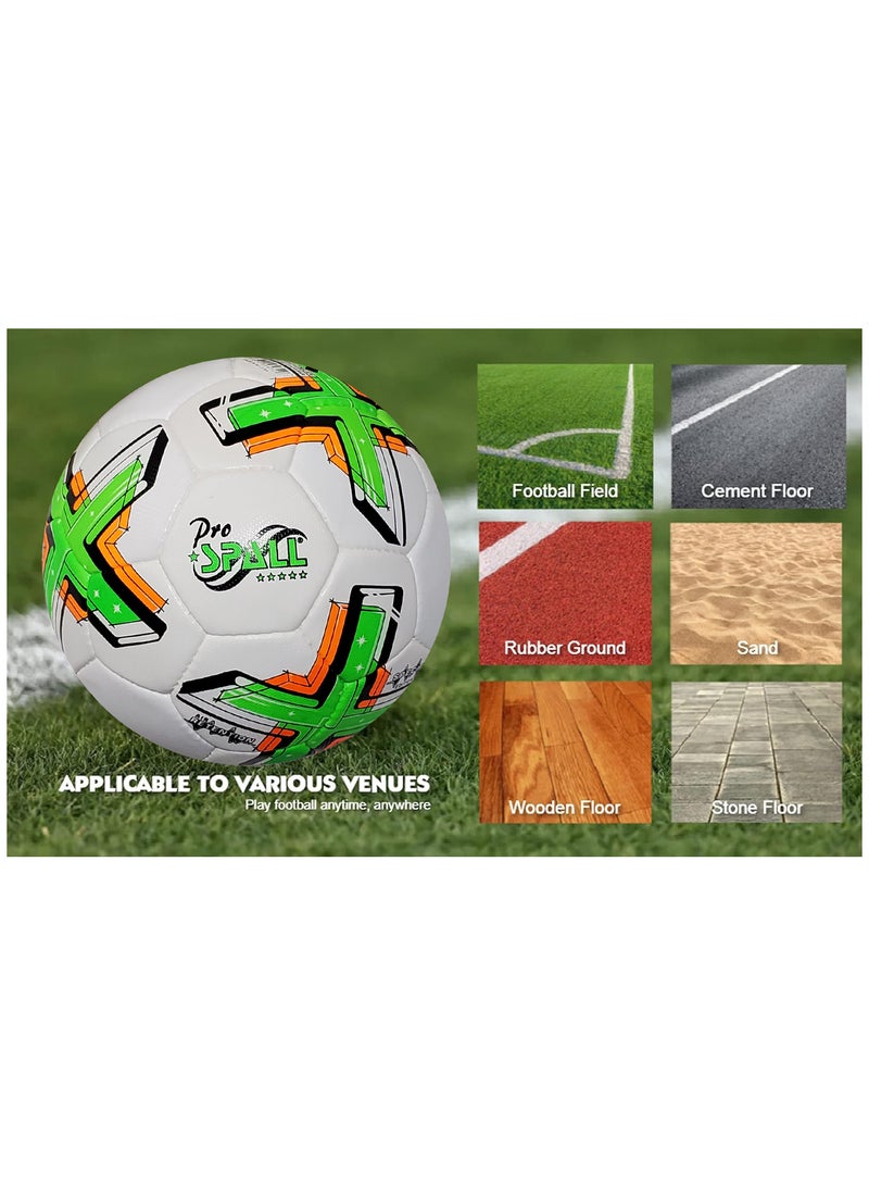 Spall Football Soccer Ball For Matches World Cup Best Indoor/Outdoor Water Proof Ball For Professional Training And Match Men And Women Youth And Adult - Image 4