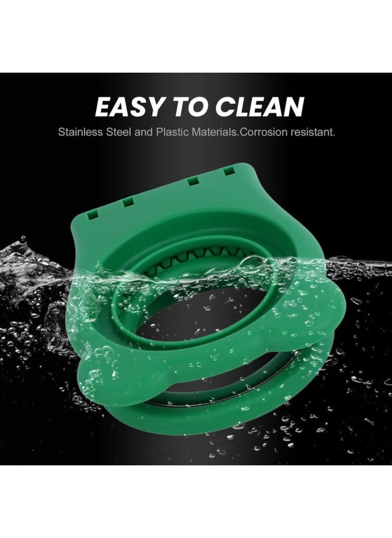 SANTALON SANTALON Round Sandwich Cutter Sealer Stainless Steel Sandwich Press for Cakes Cookies Toast Buns and Pocket Bread Safe Hand Protection Versatile for Home Kitchen Use  - Image 2
