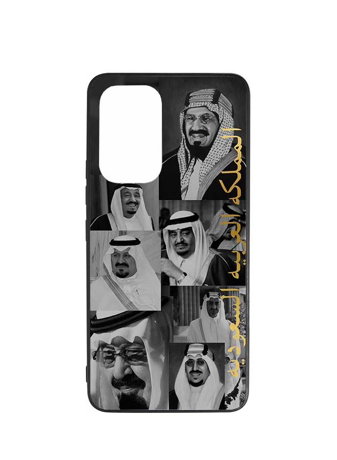 Okteq TPU Protection and Hybrid Rigid Clear Back Cover Case Kings of Saudi Arabia for Samsung Galaxy A53 5G  - Image 1