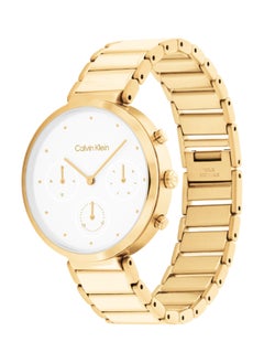 Women's Analog Round Shape Stainless Steel Wrist Watch 25200284 - 36.5 Mm