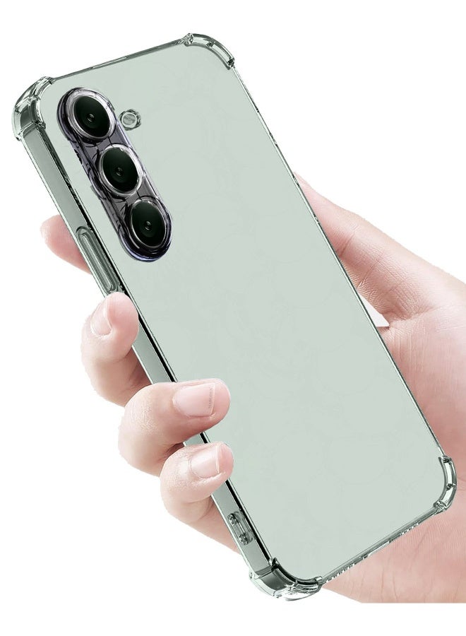 Mlbose TPU Gorilla Case For Galaxy A56 5G – Transparent Shockproof Anti-Fall Cover - Clear-1 - Image 2