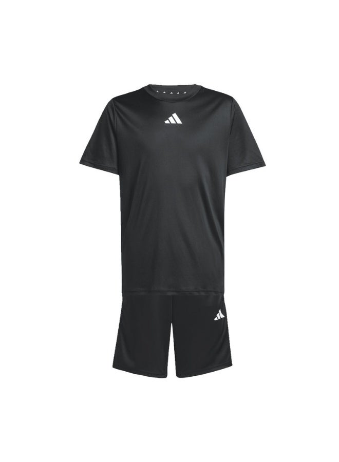 Adidas J Tr-Es 3S Set Black Training Suits For Junior 5-6Y - Image 4