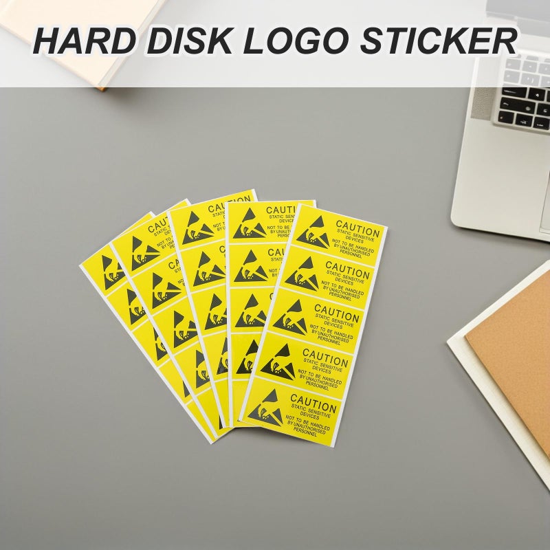 ESD Warning Stickers 50 Pieces 3.9 X 2.2 Inches Anti Static Adhesive Labels for Electronics Packaging - Image 5