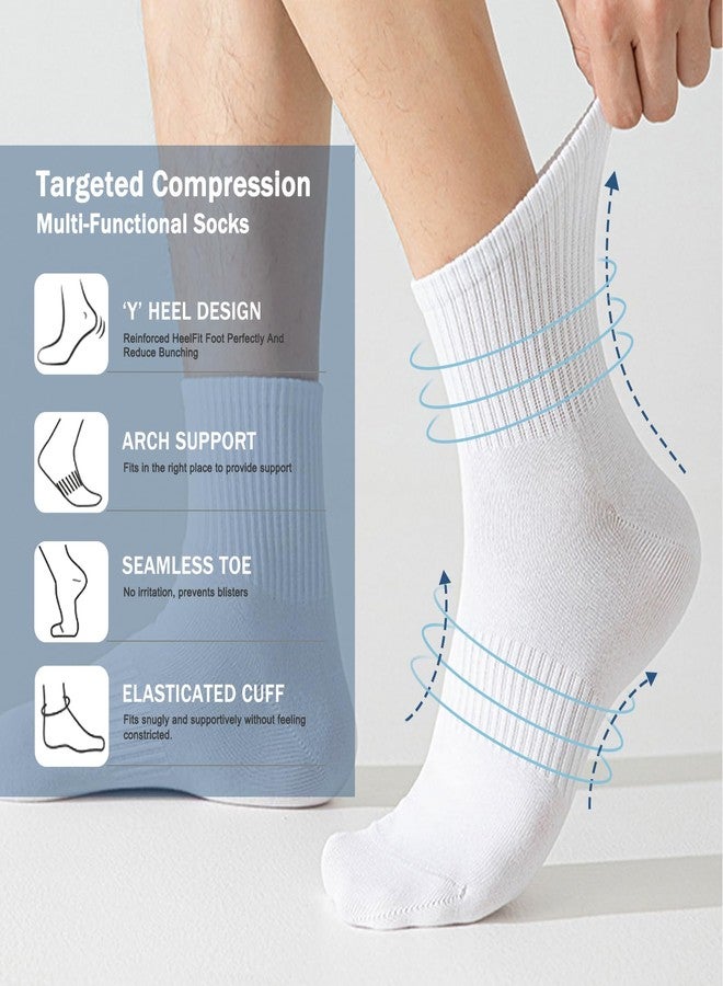 UoUoUosocks 6 Pairs Athletic Socks for Men/Women 5-9, mixd - Image 4