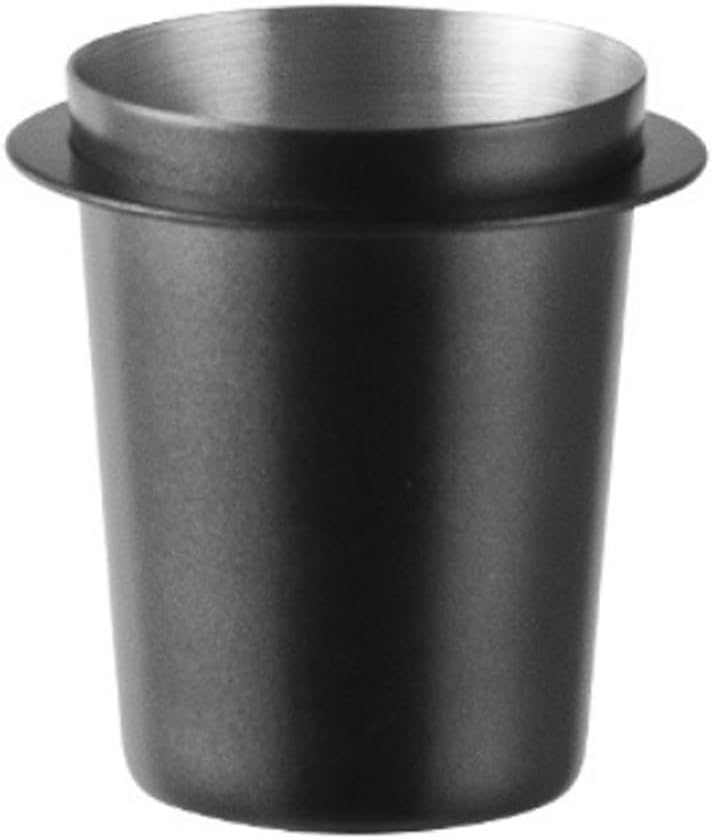 53mm Black Espresso Coffee Dispenser Double Handle Precision Measurement Portafilter Compatible - Image 1