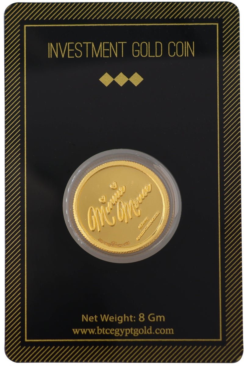 بي تي سي جنيه ذهب ميني ماوس عيار 24 بوزن 8 غرام - Image 2