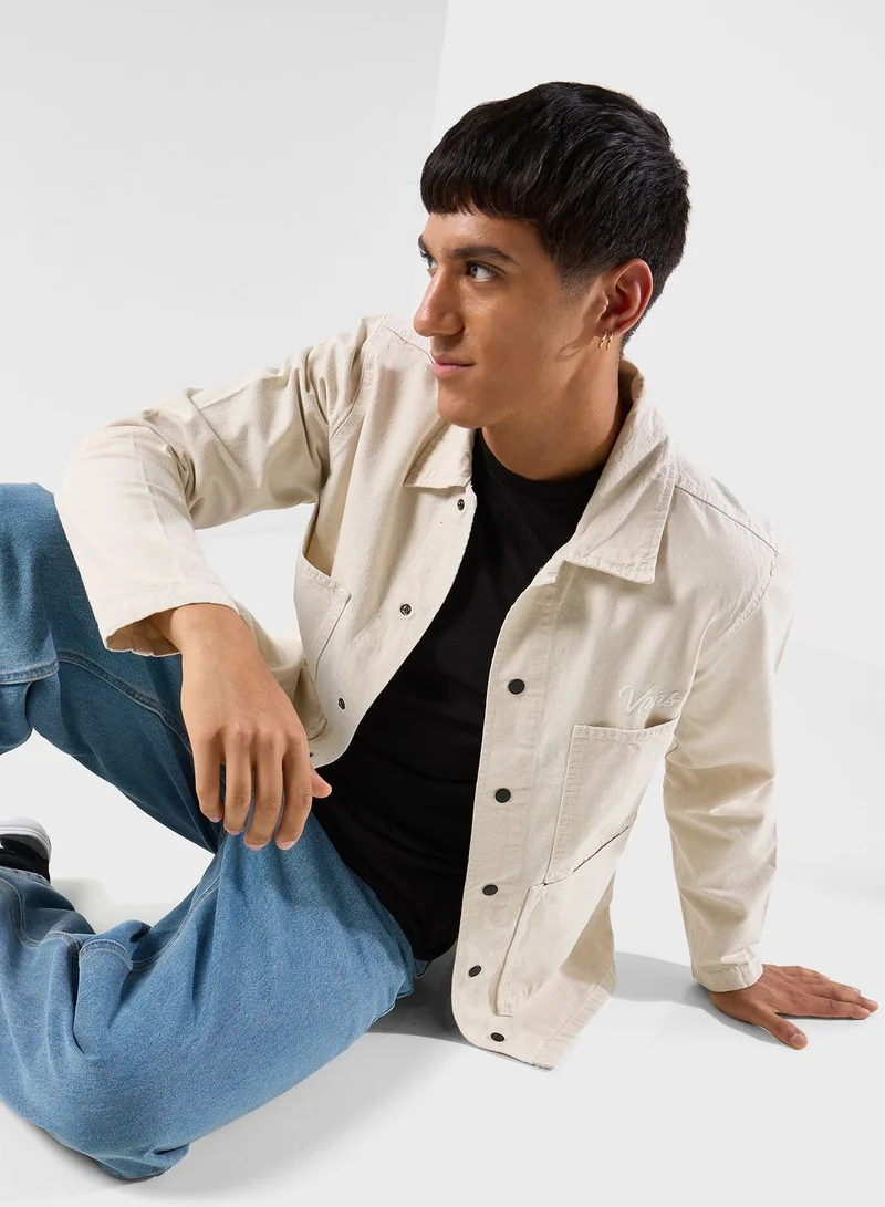 VANS Hickory Stripe Drill Chore Jacket