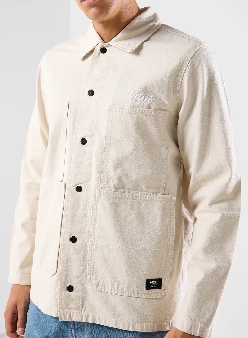 VANS Hickory Stripe Drill Chore Jacket