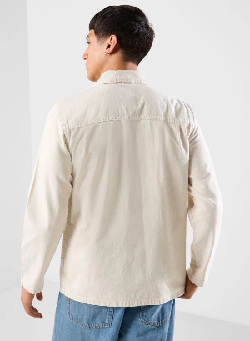 VANS Hickory Stripe Drill Chore Jacket