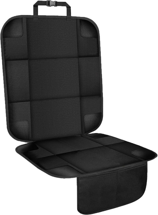 VLM Car Seat Protector for Child Baby Car Seat,600D Waterproof Car Seat Cover with Thick Padding, Non-Slip Backing and 2 Mesh Storage Pockets - Image 1