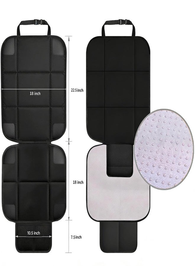 VLM Car Seat Protector for Child Baby Car Seat,600D Waterproof Car Seat Cover with Thick Padding, Non-Slip Backing and 2 Mesh Storage Pockets - Image 2