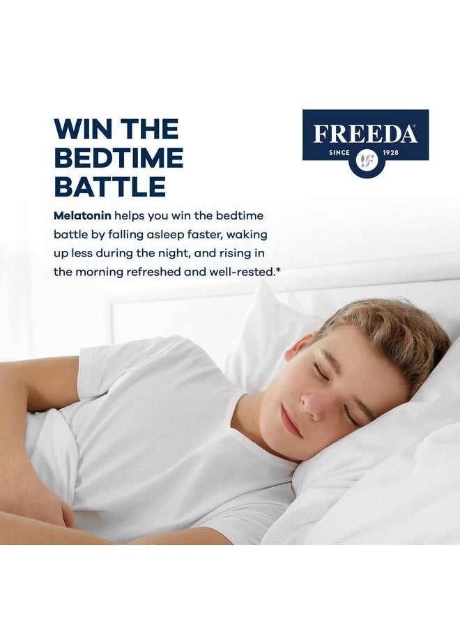 Freeda - Melatonin 1 Mg Sugar Free Chewable Tablet Adult & Kids Melatonin Chewable Tablets 1Mg Melatonin For Adults & Children Ages 4+ Natural Sleep Aid Melatonin For Kids (180 Count)… - Image 1