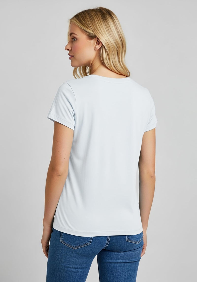 Andrew Scott Women's Color T Shirts |100% Superfine Combed Cotton |Short Sleeve Tops| Multi Packs - Image 4