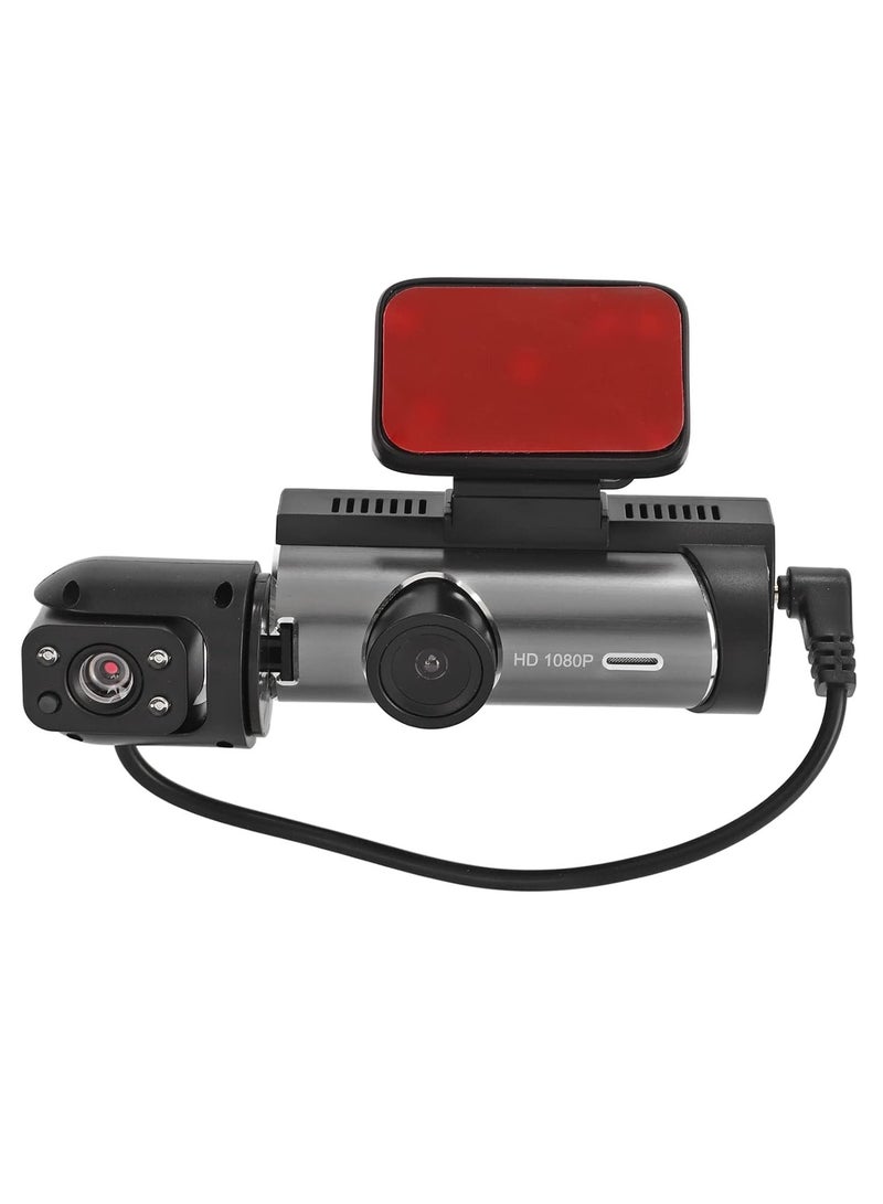 Dash Camera For Cars 3 Camera Recording Super Night Vision Dash Cam Front And Rear With 32G SD Card 1080P Car Dashboard Camera With G-Sensor Parking Monitor Loop Recording - Image 2